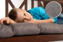 sunnypillow Bankauflage Grau 160x60 cm - Wasserabweisend & Dick Bild 1