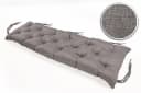sunnypillow Bankauflage Grau 160x60 cm - Wasserabweisend & Dick Bild 4