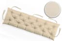 sunnypillow Bankauflage 140x40 cm Beige Polyester Bild 3