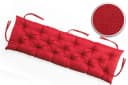 sunnypillow Bankauflage rot Polyester 140x40 cm Bild 3