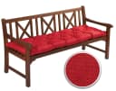 sunnypillow Bankauflage rot Polyester 140x40 cm Bild 5