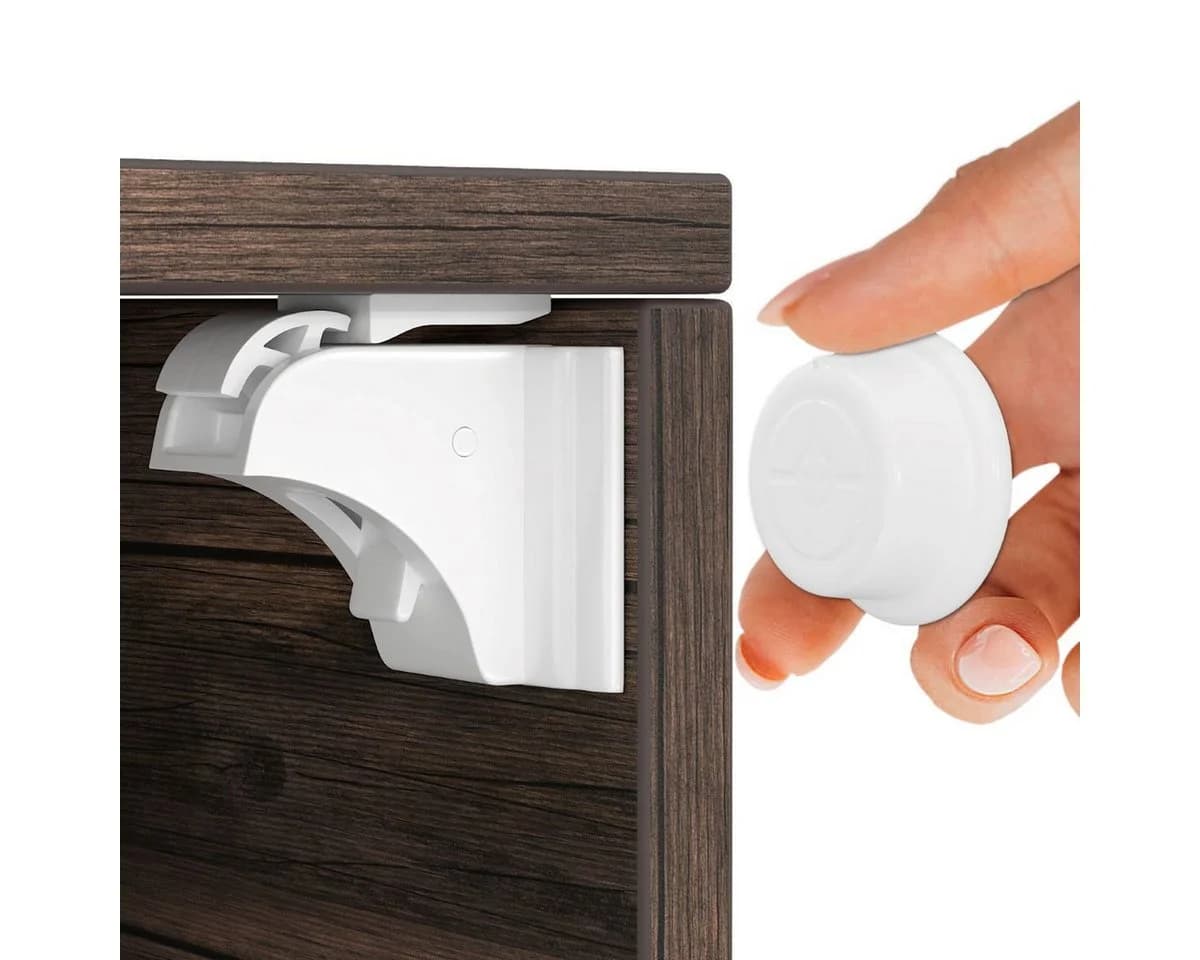 Hoffenbach Magnetische Kindersicherung 20 Schlösser+4 Schlüssel - Bild 2