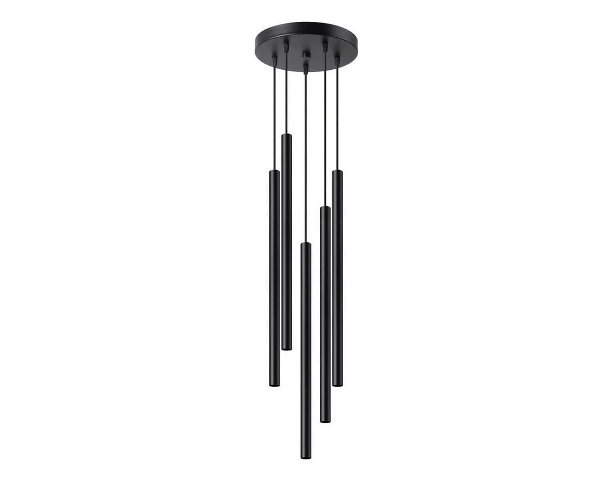 SOLLUX lighting Hängeleuchte Pastelo 5P Schwarz - Bild 2