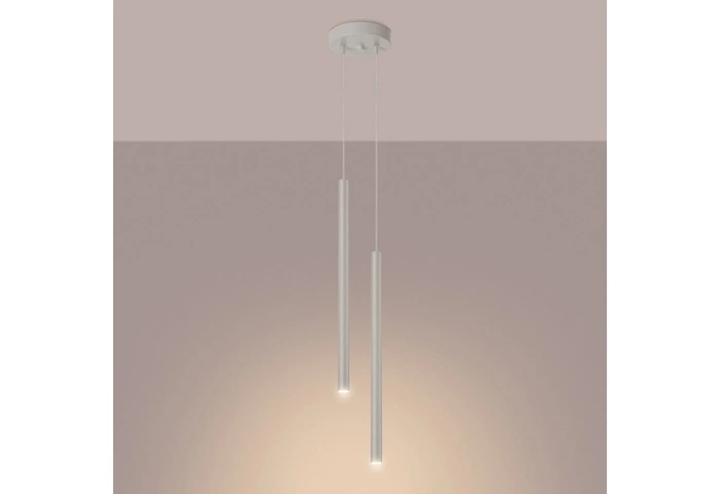 SOLLUX lighting Hängeleuchte Pastelo 2 Beige - Bild 2
