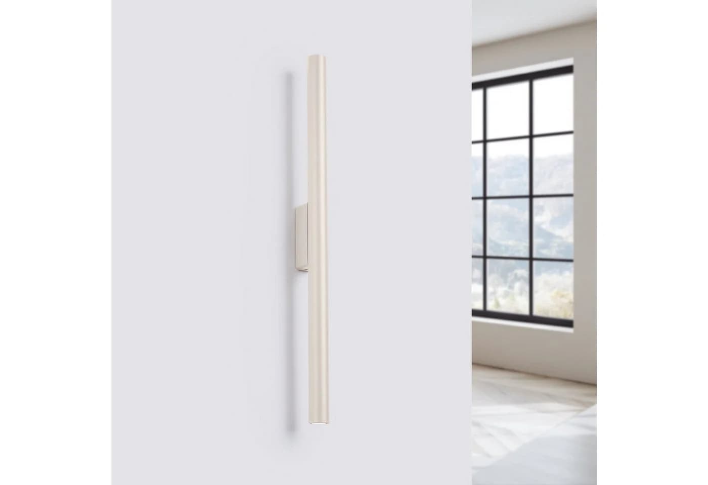 Wandleuchte Pastelo Beige Stahl 2-flg.