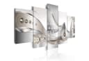 Artgeist Wandbild Crystalline Depth Beige Grau Modern Bild 2