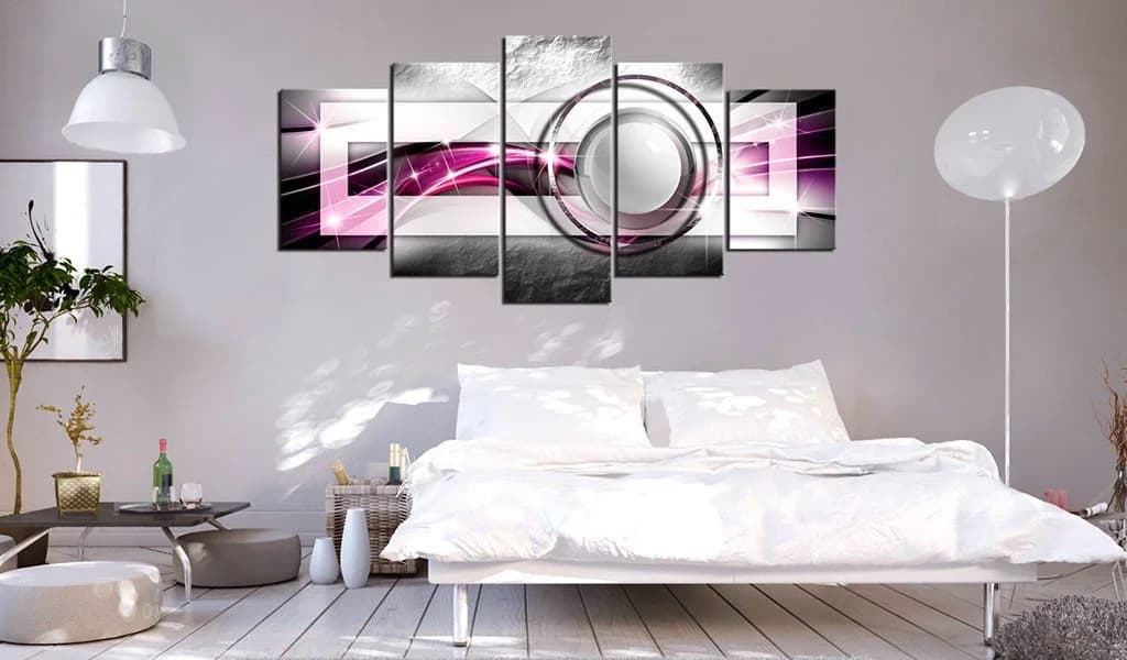 Artgeist Wandbild Modern: Pink Leinwandbild