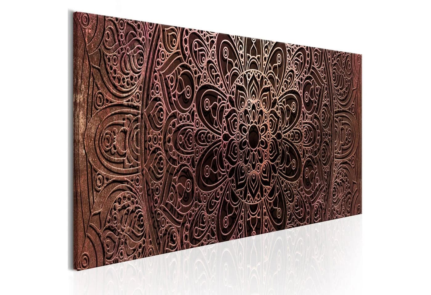 Artgeist Wandbild Mandala: Amber Silence Beige/Braun - Bild 2