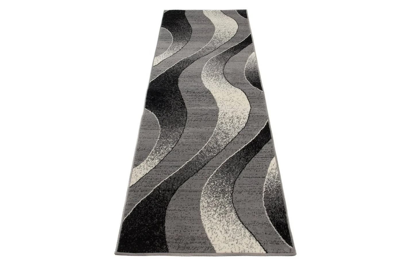 Mazovia Flurläufer Modern Grau Kurzflor - Bild 5