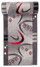 Mazovia Läufer Grau Modern Kurzflor Vorzimmer Bild 1