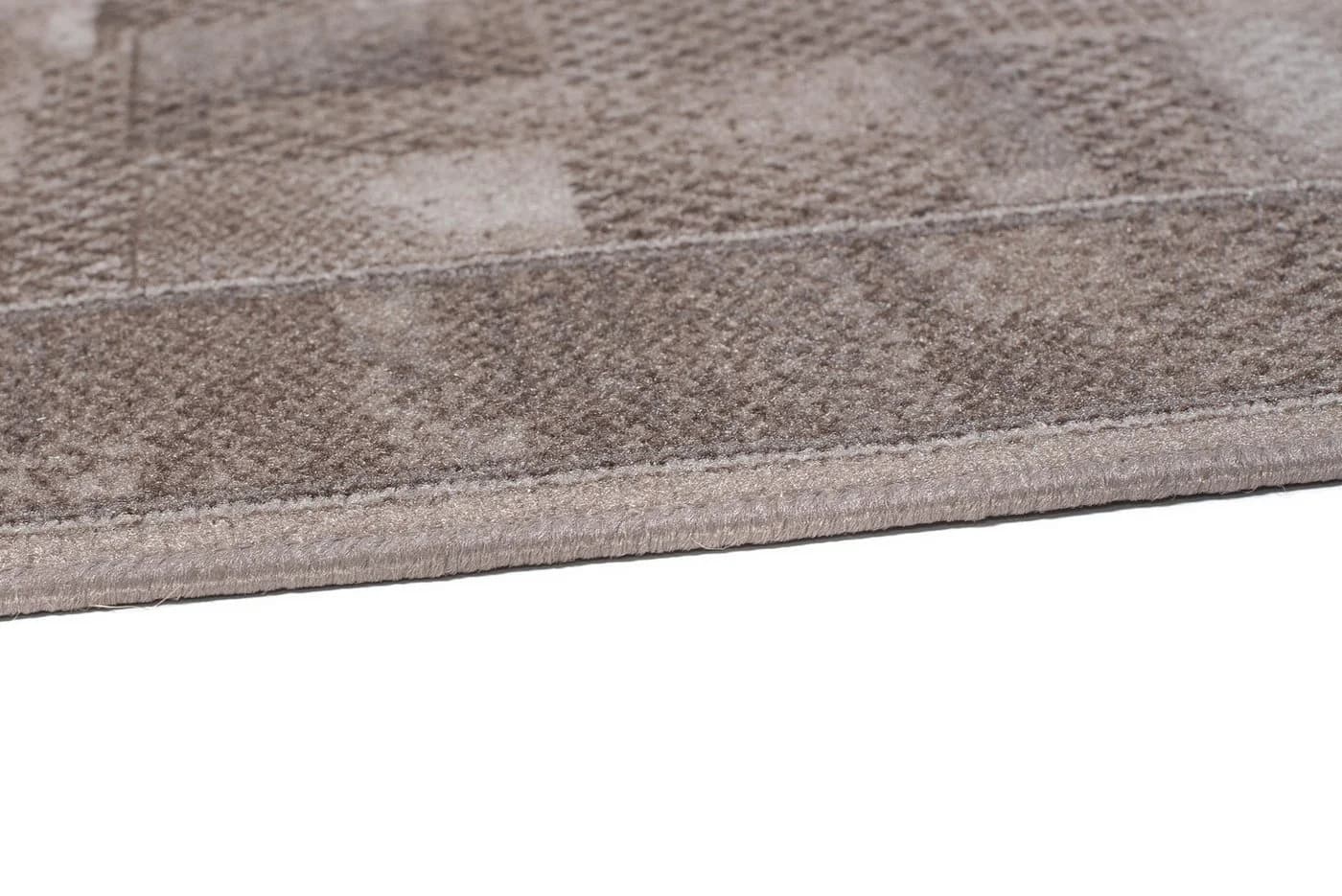Tapiso Antirutsch-Läufer Meterware Grau Beige Nylon Kurzflor - Bild 4
