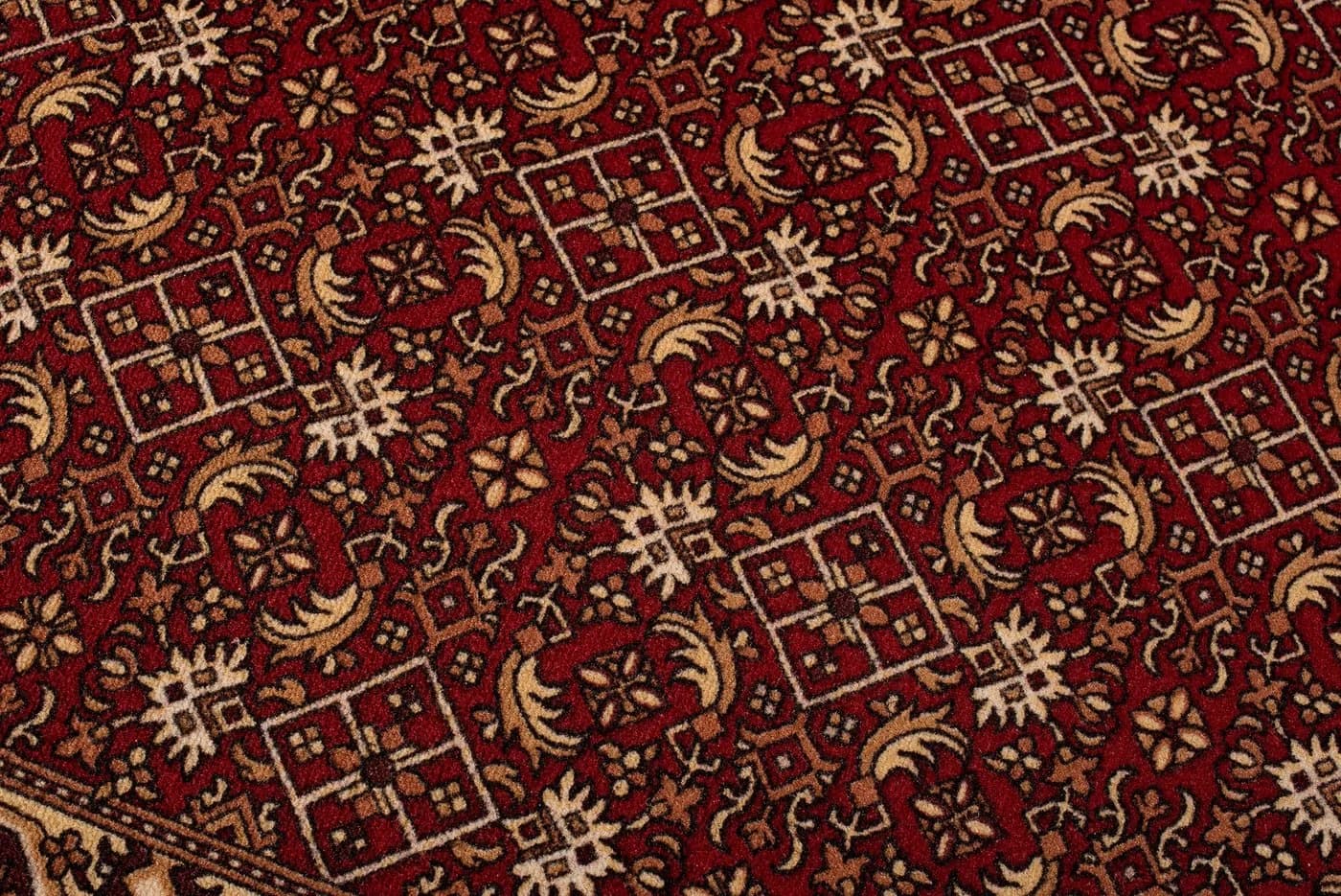 Tapiso Antirutsch-Läufer Dunkelrot Kurzflor Meterware - Bild 3