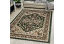 Mazovia Orientteppich EUFRAT Orientalisch Blumenmuster Kurzflor Grün/Schwarz Bild 2