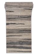Mazovia Läufer Beige Modern Kurzflor 100x100 cm Bild 2