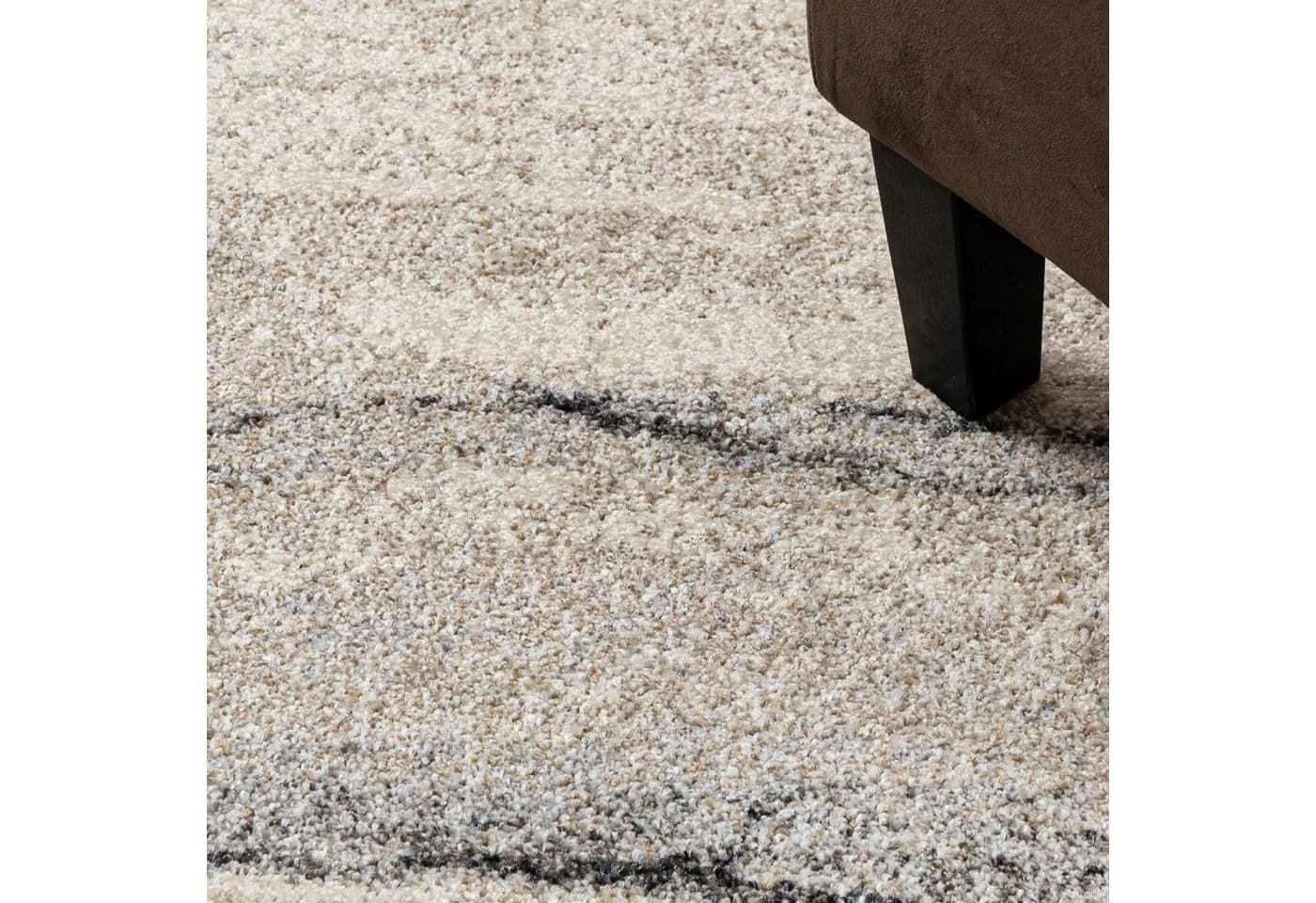 Mazovia Läufer Modern Abstrakt Beige Creme - Bild 3