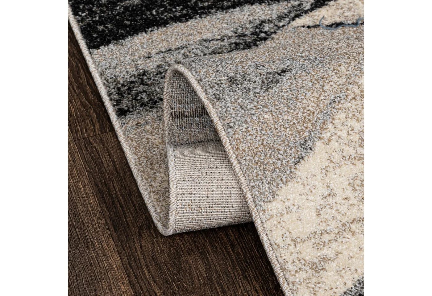 Mazovia Läufer Modern Abstrakt Beige Creme - Bild 4