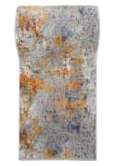 Mazovia Flurläufer Modern Kurzflor Grau/Gelb Bild 2
