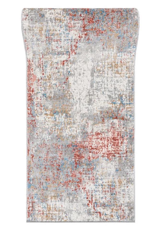 Mazovia Läufer Modern Grau Abstrakt Kurzflor - Bild 2