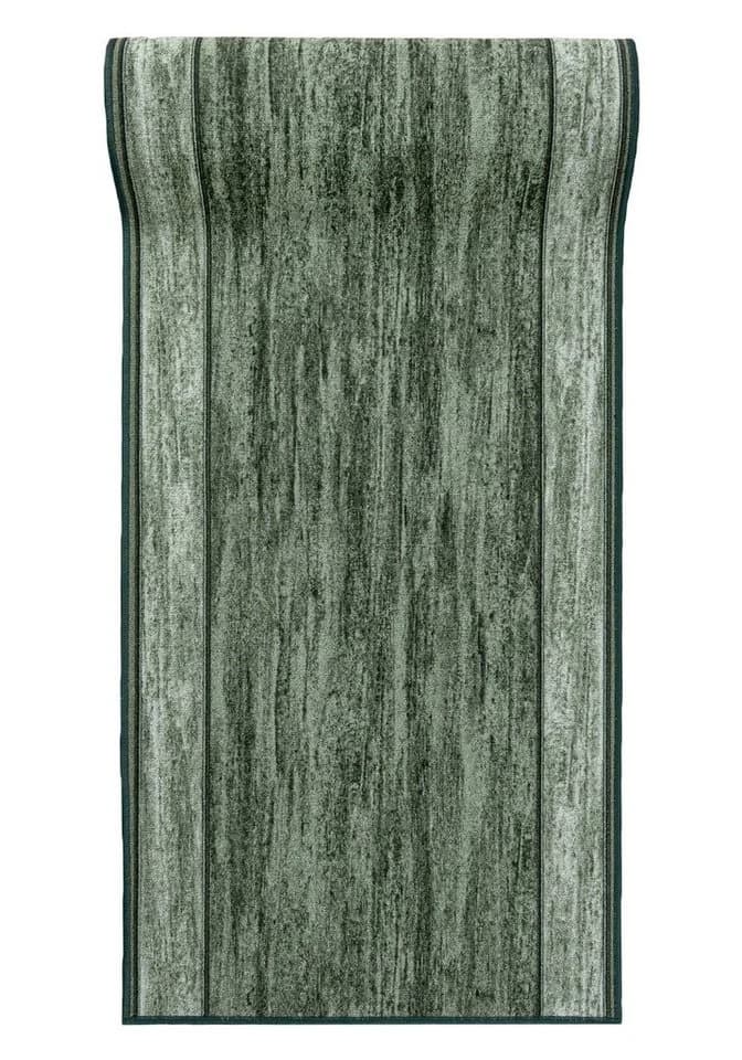 Mazovia Läufer Teppichläufer Grün Kurzflor Rutschfest Meterware - Bild 2