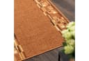 Mazovia Läufer Teppichläufer Brücke Beige 67 x 100 cm Kurzflor Rutschfest Meterware Bild 3