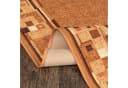 Mazovia Läufer Teppichläufer Brücke Beige 67 x 100 cm Kurzflor Rutschfest Meterware Bild 4