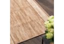 Mazovia Teppichläufer Beige Kurzflor Rutschfest Meterware Bild 3