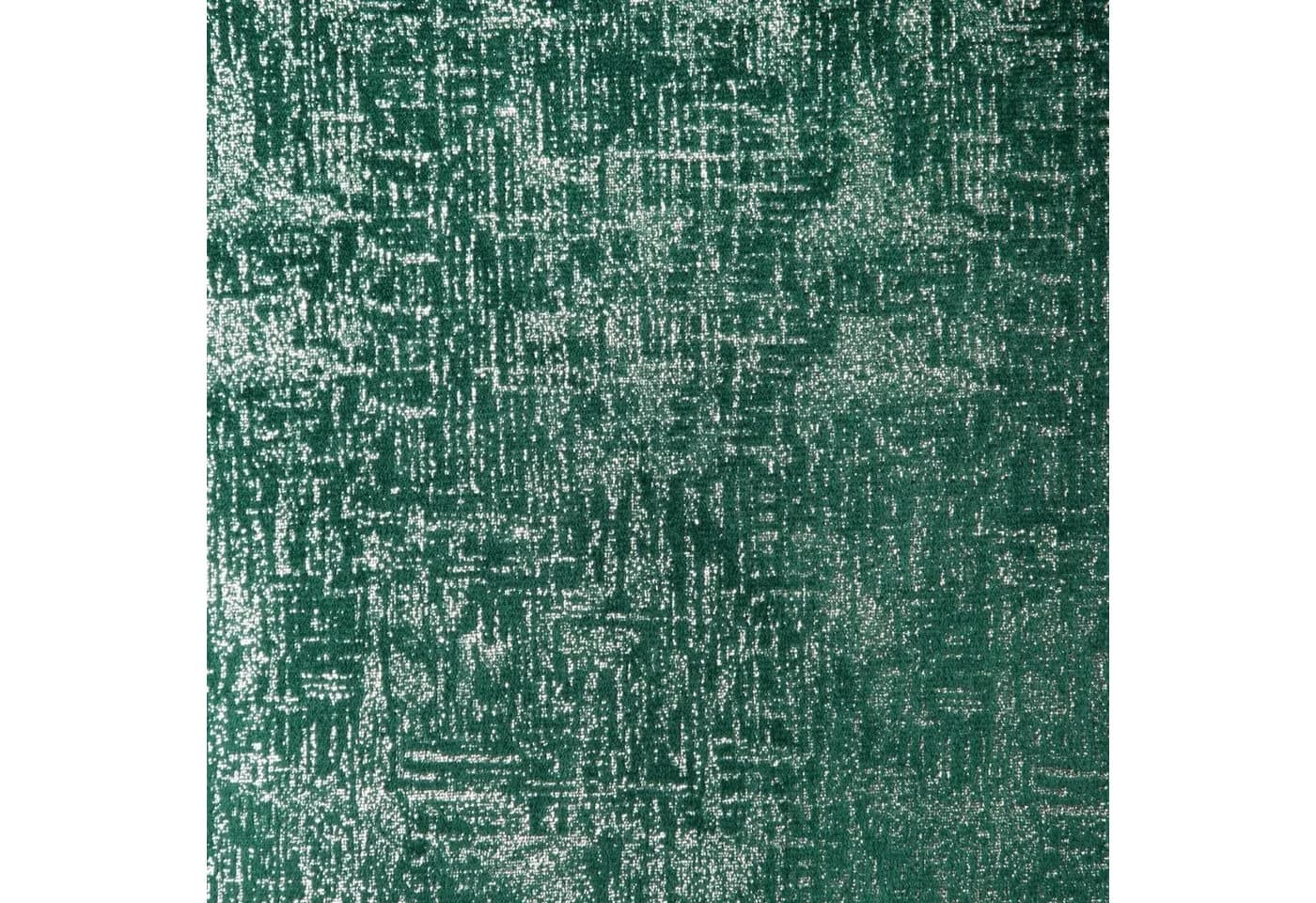 Design91 Vorhang ZYPERN Samt Grün Silberaufdruck Öse - Bild 4