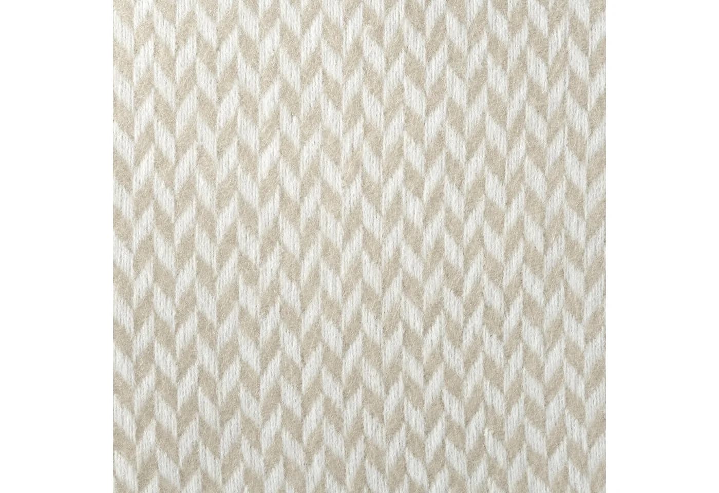 Eurofirany Wohndecke Acryl mit Fransen Beige/Grau