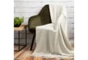 Eurofirany Wohndecke Acryl mit Fransen Beige/Grau Bild 5