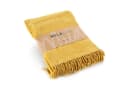 Eurofirany Wohndecke ACRYL Gelb Chenille mit Fransen Bild 2