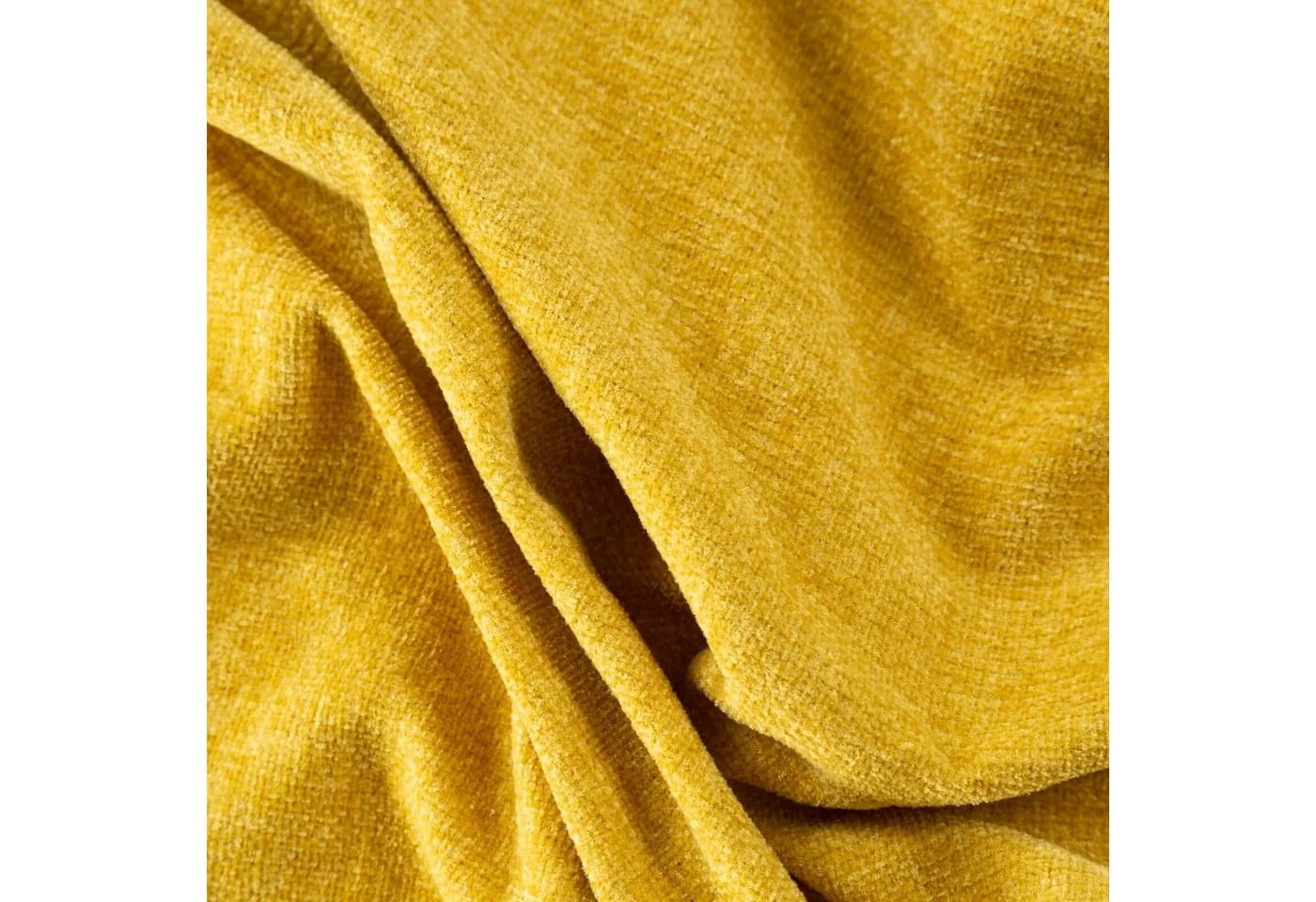 Eurofirany Wohndecke ACRYL Gelb Chenille mit Fransen - Bild 4