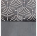 Design91 Vorhang AGNES Grau Samt blickdicht mit Ösen Bild 3