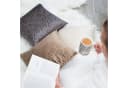 Design91 Kissenbezug AGNES Schwarz mit Goldenem Muster Bild 1