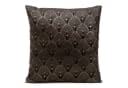 Design91 Kissenbezug AGNES Schwarz mit Goldenem Muster Bild 2