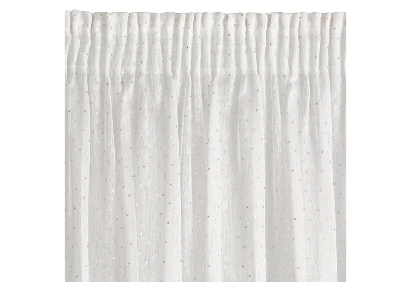 Eurofirany Gardine 400x250 cm Transparent Weiß Kräuselband - Bild 2