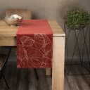 Eurofirany Tischdecke BLINK Samt Rot Elegantes Muster Bild 2