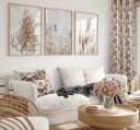 Eurofirany Kissenbezug BOHO Hellbeige mit Fransen und Bommel Bild 1