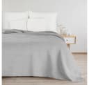 Design91 Wohndecke AMBER Silber Gesteppte Kuscheldecke Bild 2