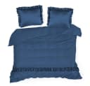Eurofirany Bettwäsche VENUS 3-teilig 100% Makosatin Blau Bild 2