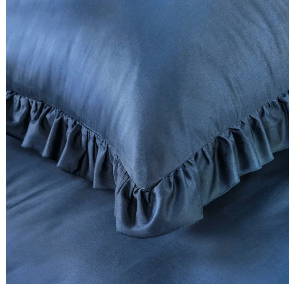 Eurofirany Bettwäsche VENUS 3-teilig 100% Makosatin Blau - Bild 3