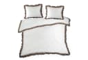 Eurofirany Bettwäsche LAURA ELIZA 3-teilig Satin Weiß/Braun Bild 2