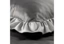 Eurofirany Bettwäsche LAURA ELIZA Grau Satin 3-teilig mit Rüsche Bild 3