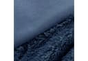 Design91 Wohndecke TIFANY Flauschig Kunstfell Dunkelblau Bild 3