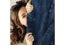 Design91 Wohndecke TIFANY Flauschig Kunstfell Dunkelblau Bild 5