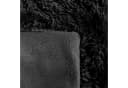 Design91 Wohndecke TIFANY Flauschig Schwarz Kunstfell Bild 1