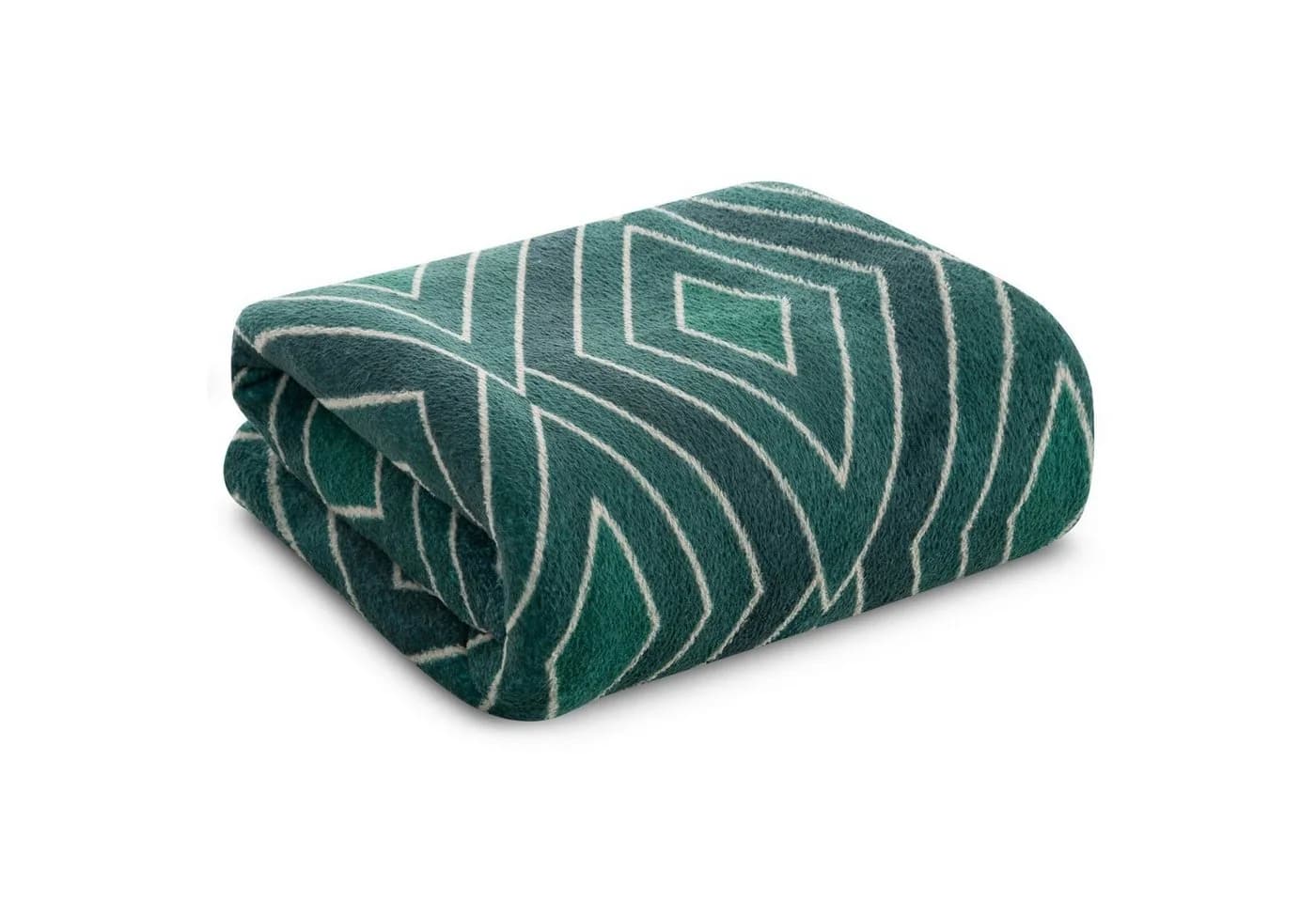 Design91 Wohndecke 150x200 cm Fleecedecke Geometrisch Botanisch - Bild 2