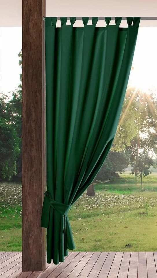 Eurofirany Outdoorvorhang GARDEN Dunkelgrün Wasserdicht UV-Schutz - Bild 2