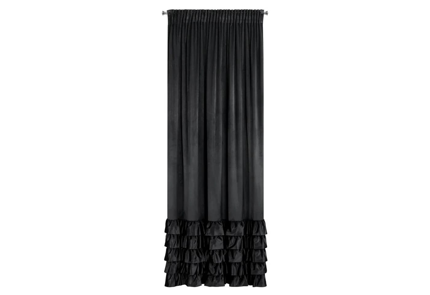 Eurofirany Velvet Vorhang Rüschen 140x250 Wohnzimmer Blickdicht Kräuselband Samt - Bild 2