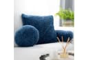 Eurofirany Wohndecke Bouclé Kuscheldecke Schaffell-Optik Grün Bild 3