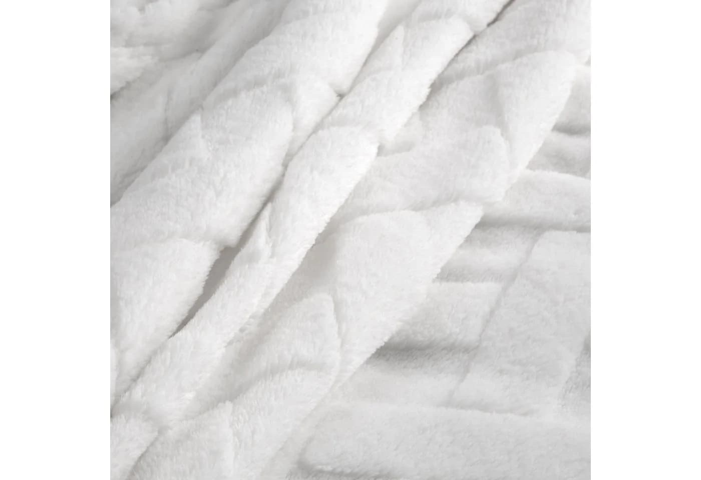 Design91 Wohndecke CARO Beige Karierte Kuscheldecke Modern - Bild 3